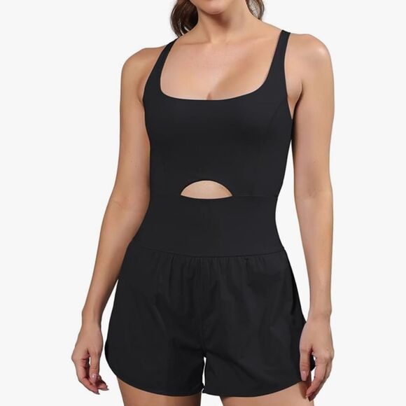 Amazon High Waisted Workout Gym Shorts Small - Picture 1 of 11